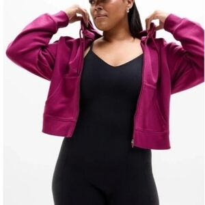 Lululemon Heavyweight Terry Full Zip In Wildberry NWT